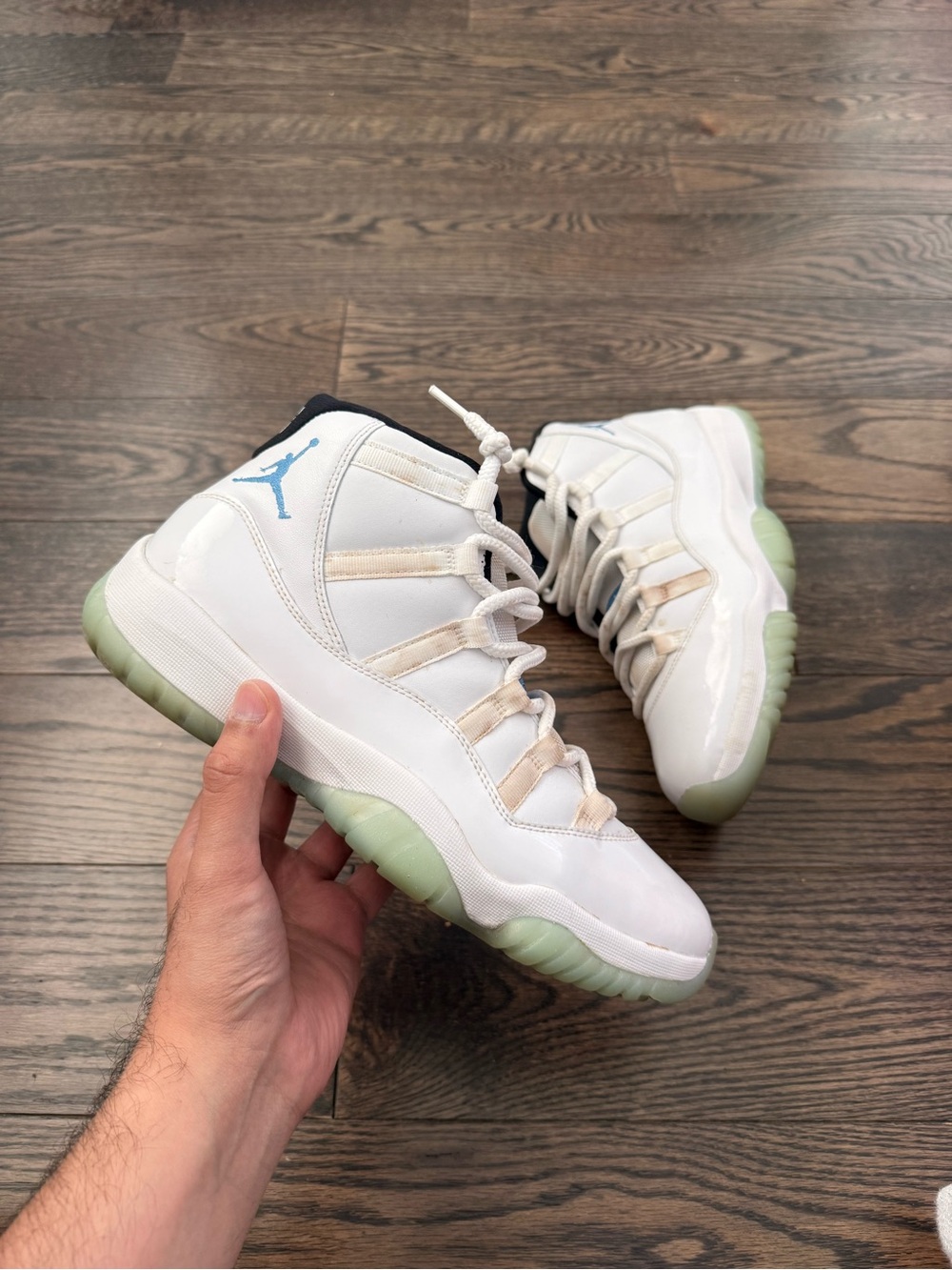 Mens air Jordan 11 legend blue shoes
